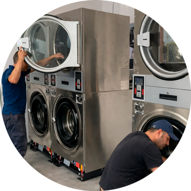 instalación lavanderia autoservicio